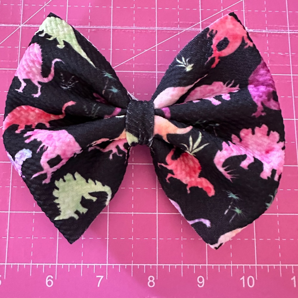 Handmade Dino 🦕 bow
